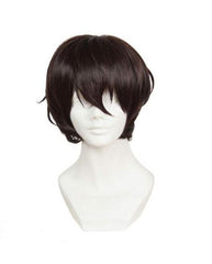 Bungou Sutorei Doggusu Osamu Dazai Perücke Cosplay Perücke Kurz Haar Braun