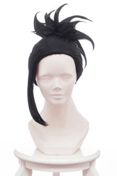 Boku no Hero Academia BNHA YAOYOROZU MOMO Perücke Cosplay Perücke Schwarz