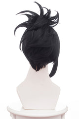 Boku no Hero Academia BNHA YAOYOROZU MOMO Perücke Cosplay Perücke Schwarz