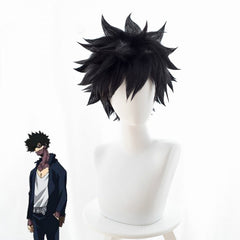 Boku no Hero Academia Dabi BNHA Perücke Cosplay Perücke Schwarz kurz Haar