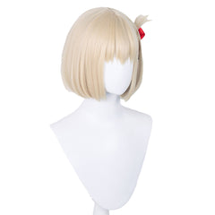 Lycoris Recoil Nishikigi Chisato Cosplay Perücke Hitzebeständige Haar Karneval Halloween Party Requisiten