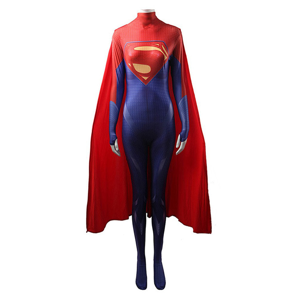 Kara Zor-El Overall Prime Earth Cosplay Jumpsuit Halloween Karneval Outfits
