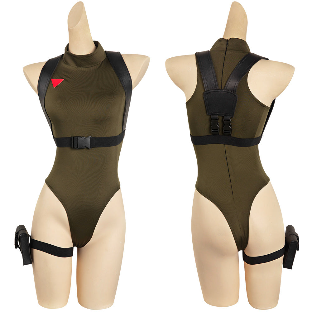 Street Fighter6 (SF) Cammy White Jumpsuit Cosplay Kostüm Halloween Karneval Outfits