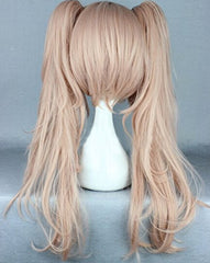 Danganronpa Junko Enoshima Perücke Cosplay Perücke Rosa Lang Haar