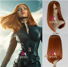 Avengers: Endgame Avengers 4 Black Widow Perücke Cosplay Perücke