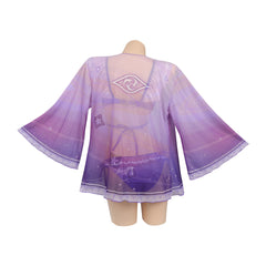 Baal Bademode Genshin Impact Raiden Shogun Damen Sommer 3tlg.Badeanzug