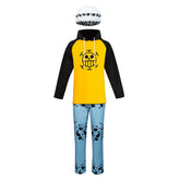 Trafalgar D. Water Law Kostüm Set One Piece Cosplay Halloween Karneval Outfits