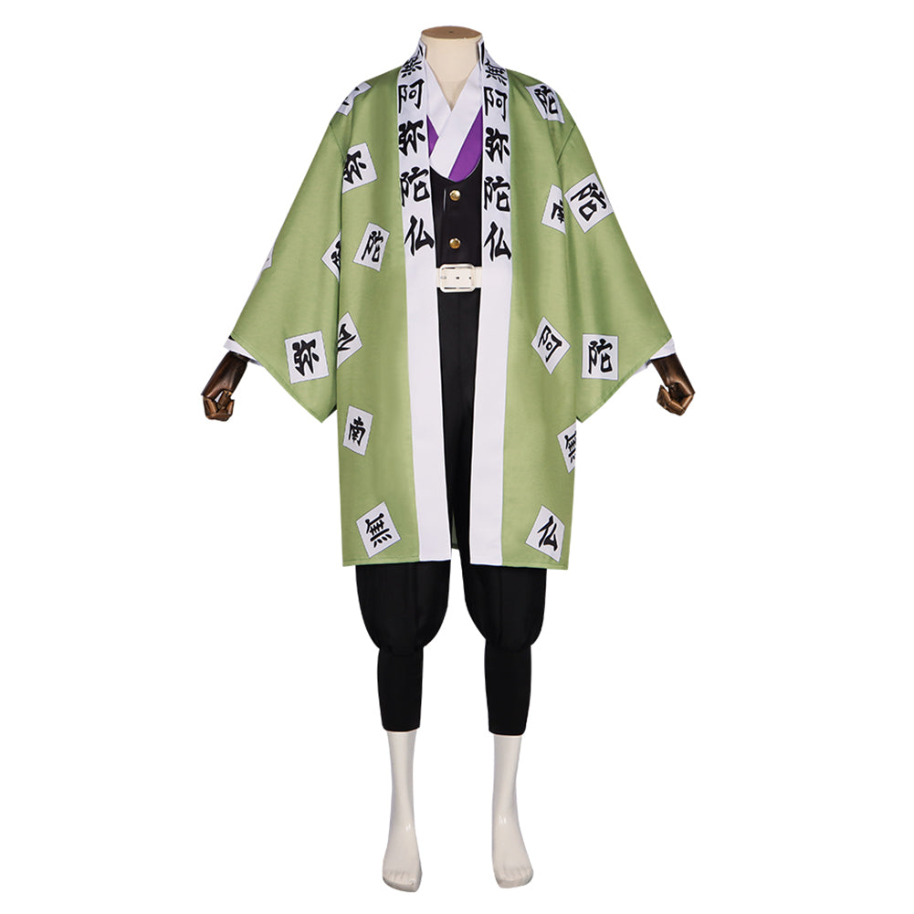 Gyomei Himejima Kimono Demon Slayer Gyomei Cosplay Halloween Karneval Kostüm