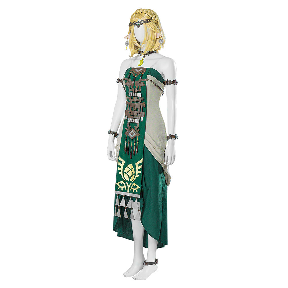 The Legend of Zelda Prinzessin Kostüm Set Cosplay Halloween Karneval Outfits