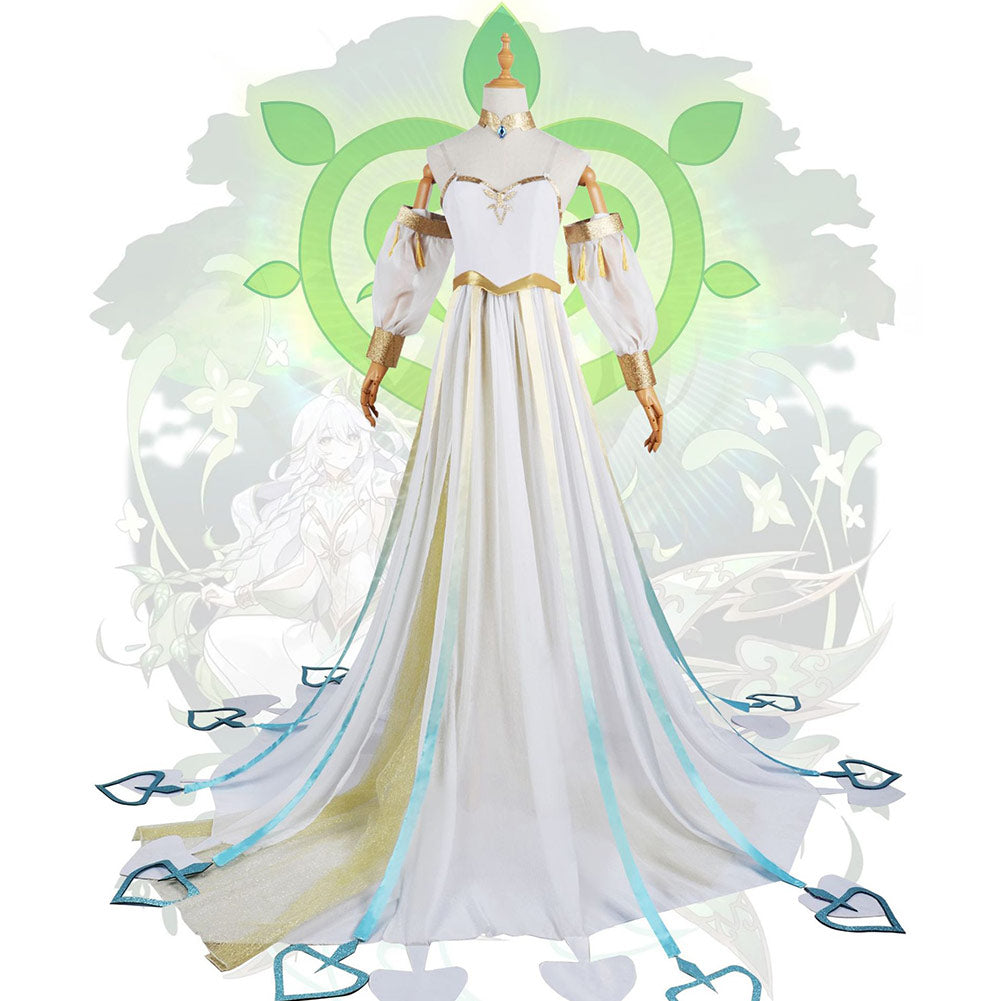 Genshin Impact Greater Lord Rukkhadevata Kleid Cosplay Halloween Karneval Kostüm