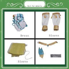 Genshin Impact Greater Lord Rukkhadevata Kleid Cosplay Halloween Karneval Kostüm