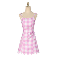 Barbie Film 2023 rosa Kleid Margot Robbie Cosplay Kostüm mit Hut