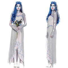 Corpse Bride Kleid Cosplay Tim Burton's Corpse Bride Kostüm Halloween Karneval Outfits