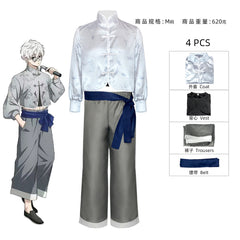 BLUE LOCK Seishiro Nagi Kongfu Suit Cosplay Kostüm Halloween Karneval Outfits