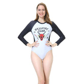 Stranger Things Hellfire Club Bademode Damen Sommer Originell einteiliger Badeanzug