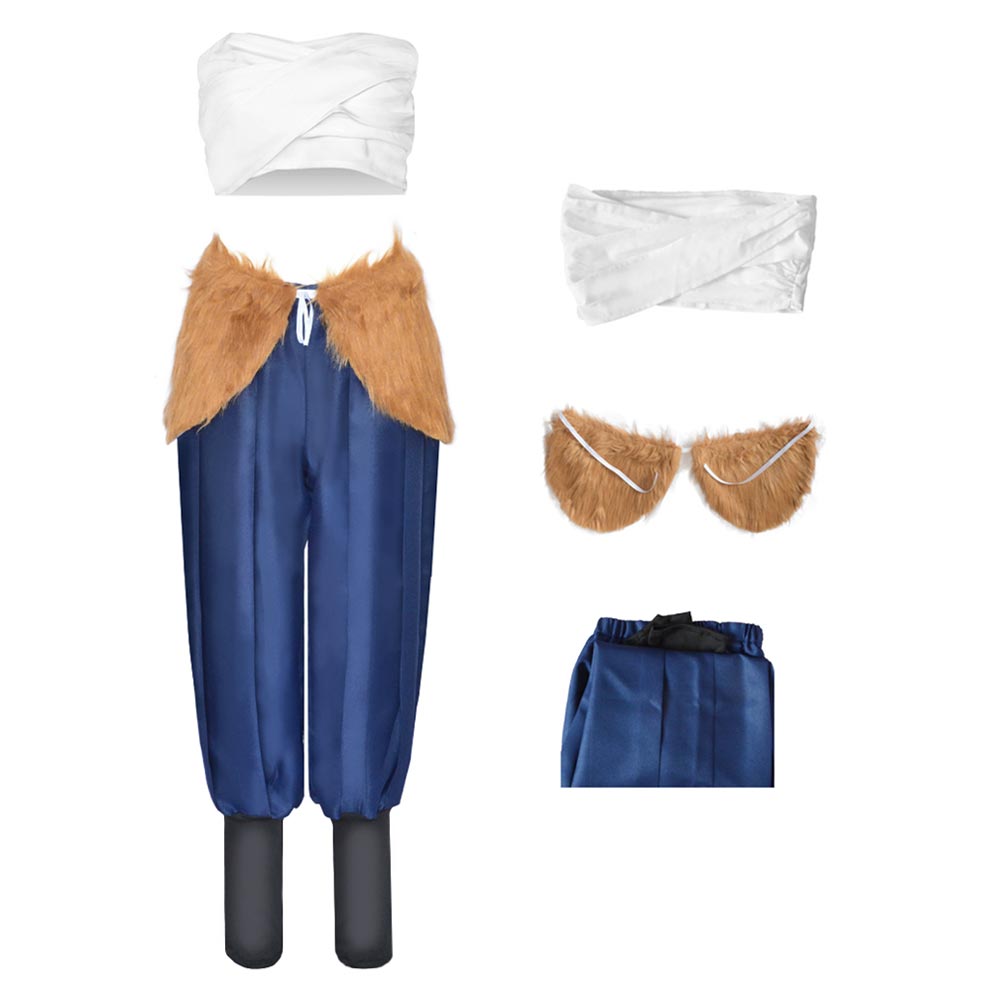 Demon Slayer Inosuke Hashibira Cross Cosplay Kostüm Halloween Karneval Outfits