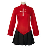 Fate/stay night Tohsaka Rin Kleid Cosplay Outfits Halloween Karneval Kostüm