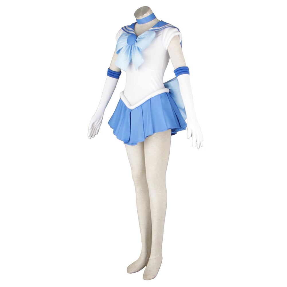 Mizuno Ami Uniform Sailor Moon Cosplay Kostüm Halloween Karneval Outfits