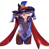 Mona Genshin Impact Mona Cosplay Kostüm Halloween Karneval Kostüm Set