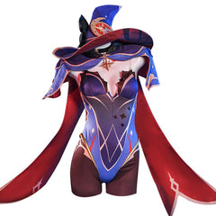 Mona Genshin Impact Mona Cosplay Kostüm Halloween Karneval Kostüm Set