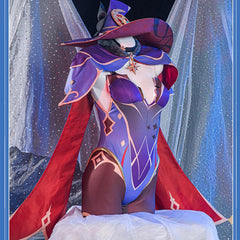 Mona Genshin Impact Mona Cosplay Kostüm Halloween Karneval Kostüm Set