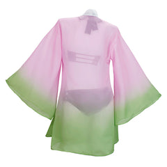 Demon Slayer Kanroji Mitsuri Bademode Bikini Set Damen Sommer 3tlg. Badeanzug