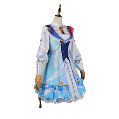 Genshin Impact Kamisato Ayaka Kleid Cosplay Halloween Karneval Outfits