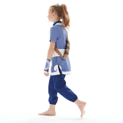 Kinder Mädchen Katara Kostüm Avatar – Der Herr der Elemente Katara Cosplay Halloween Karneval Kostüm