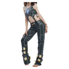JoJo's Bizarre Adventure Jolyne Cujoh Cosplay Kostüm Halloween Karneval Outfits