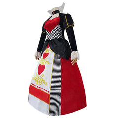 Queen Of Hearts Cosplay Kostüm Outfits Halloween Karneval Kleid Stil B