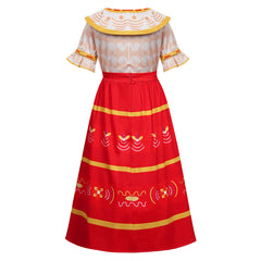 Kinder Encanto Dolores Madrigal Cosplay Kostüm Outfits Halloween Karneval Kleid
