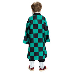 Kinder Kamado Tanjirou Blade of Demon Destruction Cosplay Kostüm