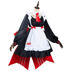 Genshin Impact x KFC Noelle Dienstmädchen Kleid Cosplay Kostüm