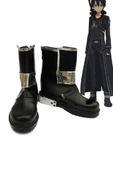 SAO Staffel 2 Kirigaya/Kirito Stiefel Cosplay Schuhe Schwarz Stiefel