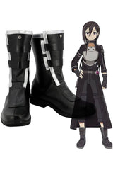 SAO Kirigaya/Kirito Stiefel Cosplay Schuhe Schwarz
