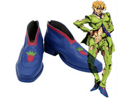 Fugo JoJo no Kimyō na Bōken JoJo's Bizarre Adventure: Golden Wind Pannacotta Fugo Schuhe Cosplay Schuhe Braun