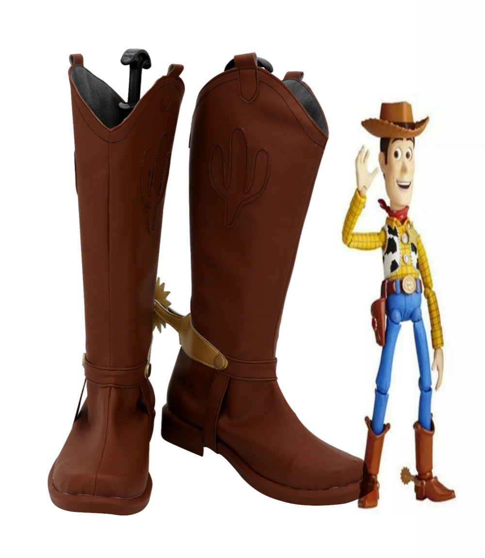 Toy Story Cowboy-Sheriff Woody Stiefel Cosplay Schuhe Stiefel