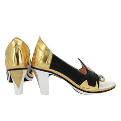 Genshin Impact Shenhe Stiefel Schuhe Cosplay Schuhe