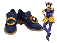 Jotaro Kujo JoJo's Bizarre Adventure: Golden Wind Narancia Ghirga Schuhe Cosplay Schuhe