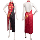 Resident Evil 4 Remake Ada Wong Cheongsam Cosplay Halloween Karneval Kostüm