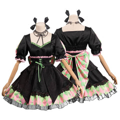 Demon Slayer Kanroji Mitsuri Lolitakleid Originelle Design Outfits Cossky®
