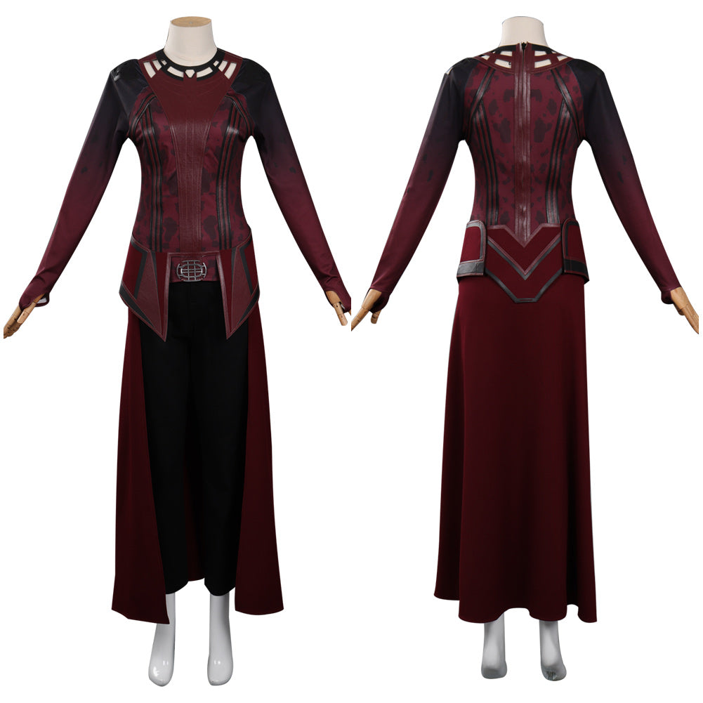 Doctor Strange in the Multiverse of Madness Scarlet Witch Wanda Cosplay Kostüm Halloween Karneval Outfits