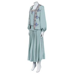 Downton Abbey: A New Era Lady Mary Cosplay Kostüm Outfits Halloween Karneval Kleid