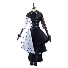 Cruella 2021 Cruella Cosplay Kostüm Kleid Outfits Halloween Karneval Set