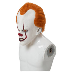 Es: Kapitel 2 IT Pennywise The Clown Maske Cosplay Kopfbedeckung Halloween Fasching Maske