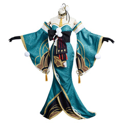 Hina/Gorou Genshin Impact Cosplay Kostüme Outfits Halloween Karneval Kleid