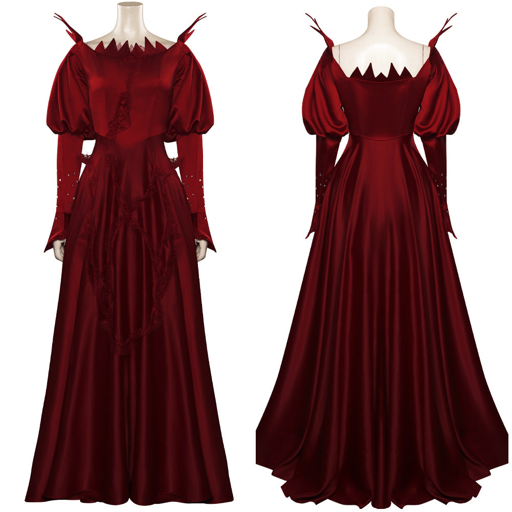 Disenchanted Cosplay Gisellen Red Party Dress Halloween Karneval Kleid