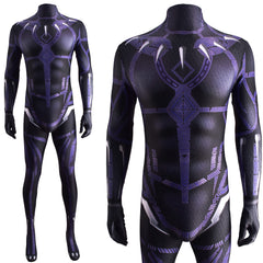 T‘Challa Black Panther Jumpsuit Outfits Halloween Karneval Kostüm