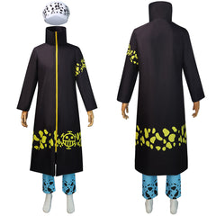 One Piece Trafalgar D. Water Law Kostüm Set Cosplay Halloween Karneval Outfits
