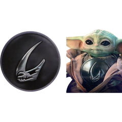 The Mandalorian Baby Yoda Das Kind Grogu Abzeichen Cosplay Requisite